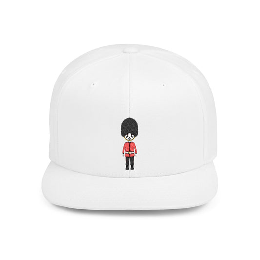 Cute Cartoon Guard - Flat Bill Snapback