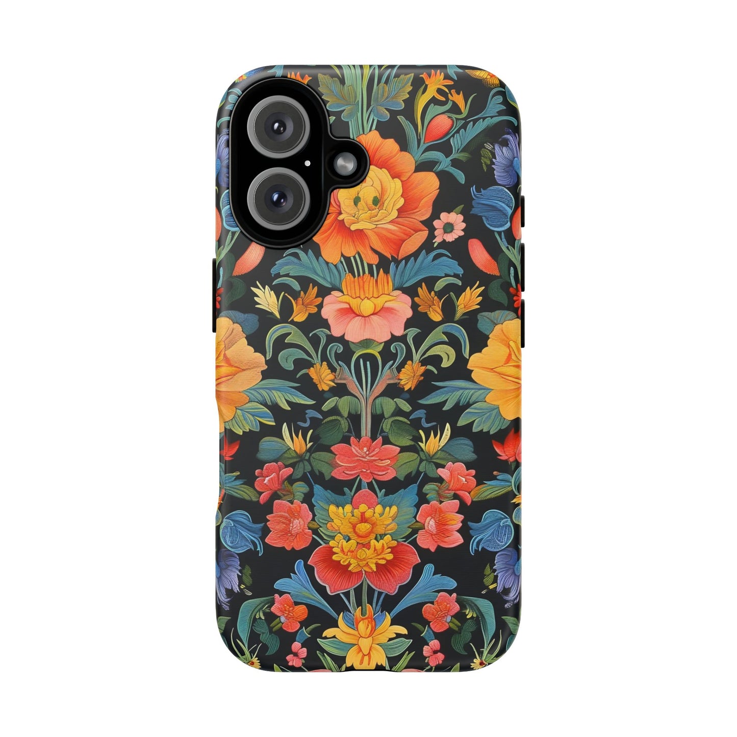 Floral Phone Case - Tough Cases, Flower Pattern Phone Cover, Nature Lover Gift, Stylish Protective Case, Colorful Floral Design