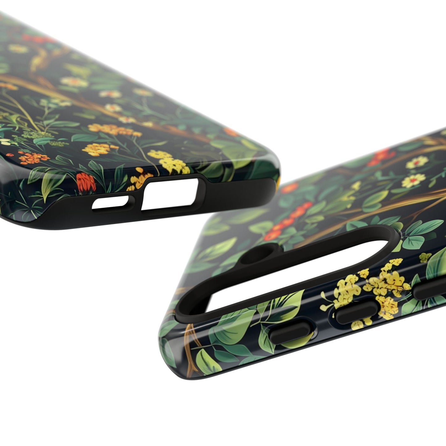 Floral iPhone Case, Nature Inspired Tough Case, Botanical Phone Cover, Eco-Friendly Gift, Unique Floral Design