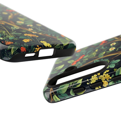 Floral iPhone Case, Nature Inspired Tough Case, Botanical Phone Cover, Eco-Friendly Gift, Unique Floral Design