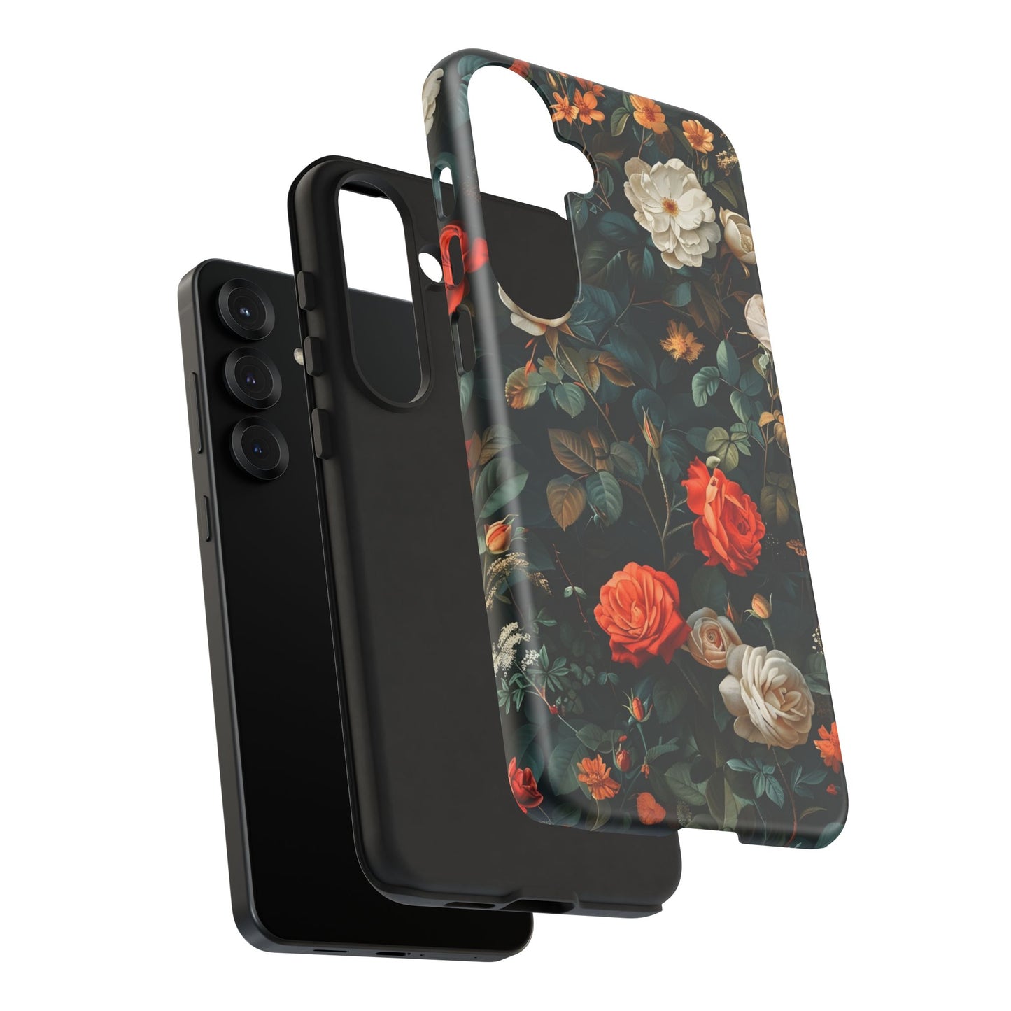 Floral Phone Case | Tough Cases with Elegant Design | Gift for Her, Mother's Day, Birthdays, Personalized, Trendy Tech Accessories