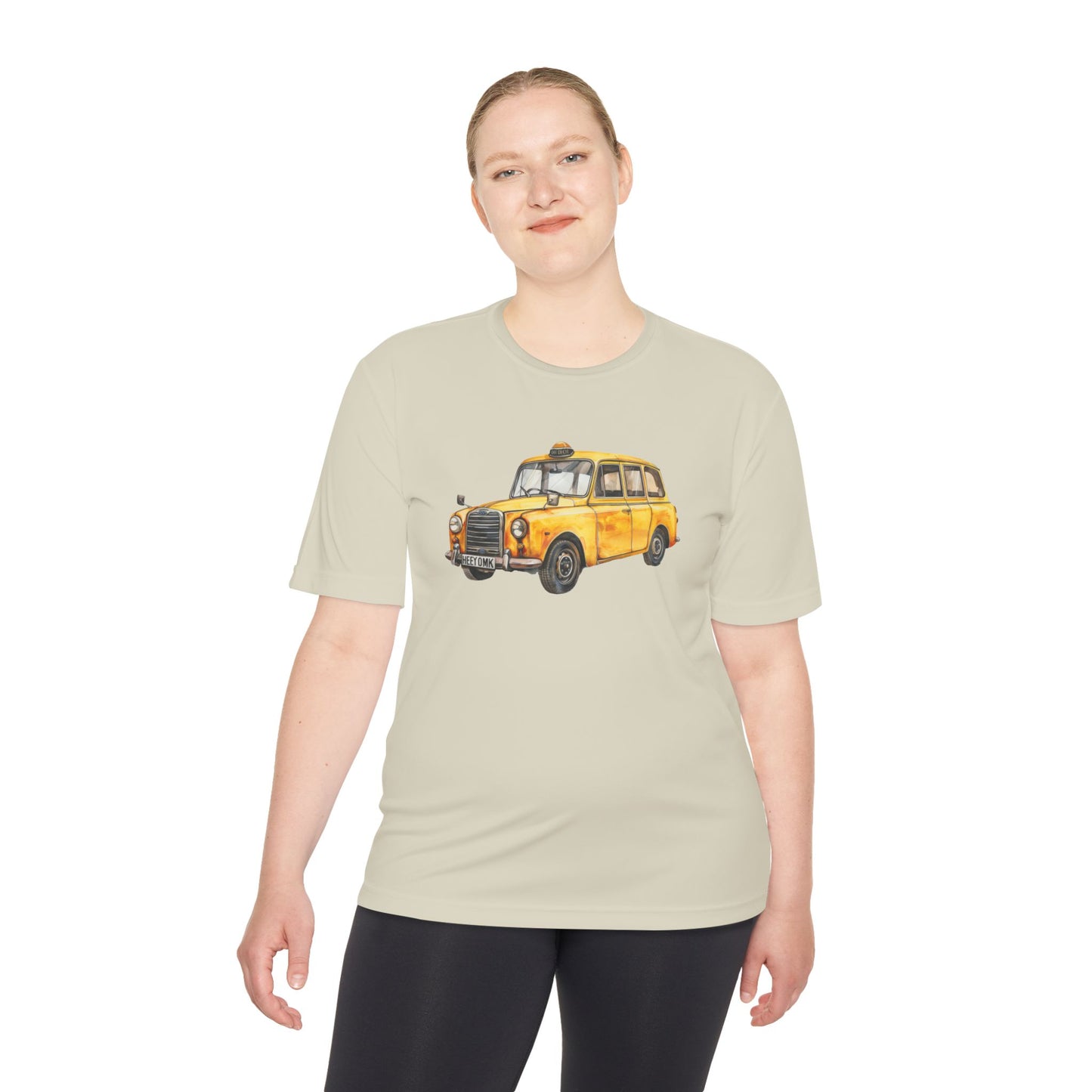 Unisex Moisture Wicking Tee - Perfect for Travel Lovers - Vintage Taxi