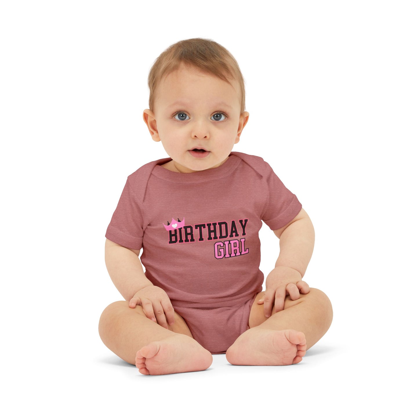 Birthday Girl Infant Jersey One Piece - Adorable Celebration Outfit for Baby Girls