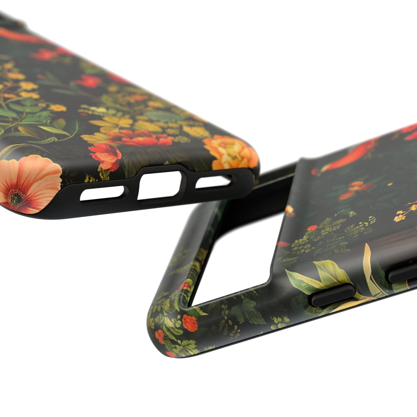 Floral Tough Phone Case, Nature-Inspired Design, Ideal for Garden Lovers, Gift for Birthdays, Christmas, Eco-Friendly Accessory