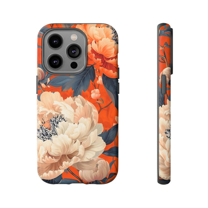 Floral Tough Case, Durable Floral Phone Case, Stylish Protection Case, Gift for Her, Spring Accessories, Mother’s Day Gift