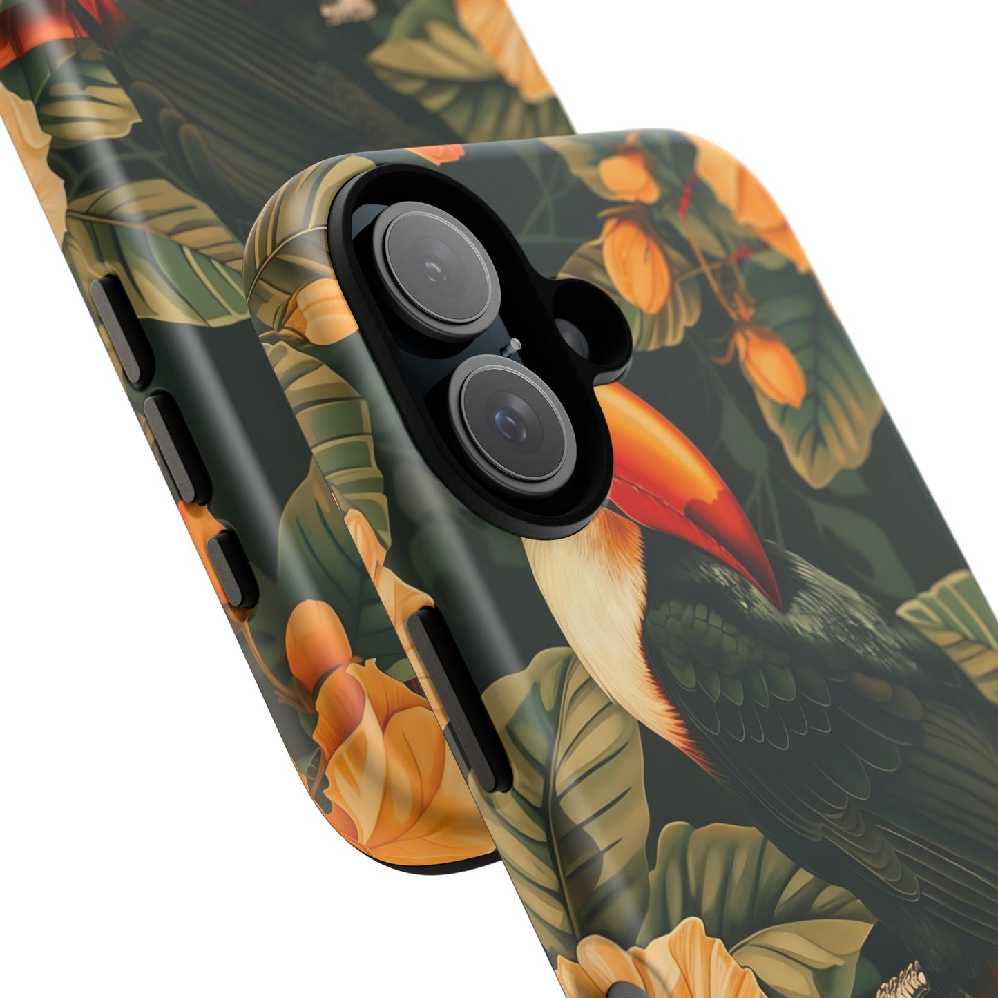 Tropical Toucan Phone Case, Exotic Bird Cover, Nature Lover Gift, Eco-Friendly Design, Customizable Tech Accessory