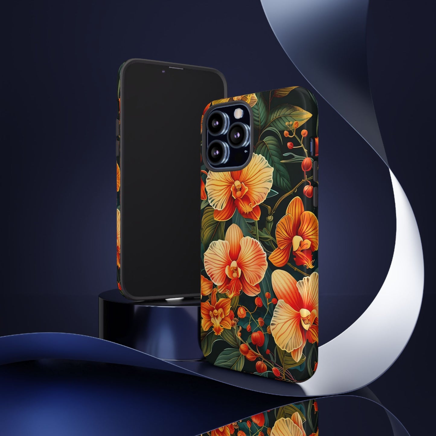 Floral Phone Case - Tough Cases, Protective Cover, Gift for Her, Smartphone Accessory, Floral Design, Nature-Inspired