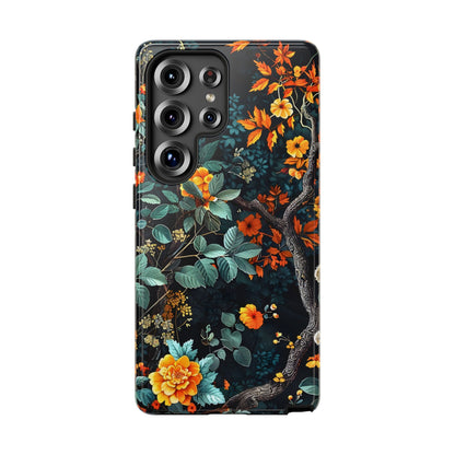 Floral Phone Case | Tough Cases, Protective Cover, Gift for Her, Autumn Vibes, Floral Phone Accessory, Unique Design