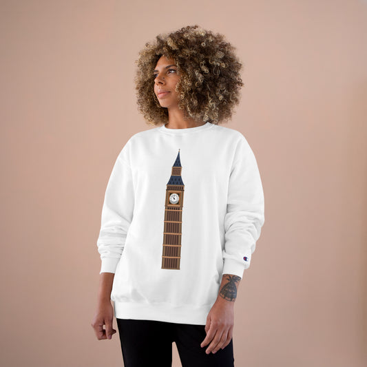 Champion Sweatshirt - Iconic Big Ben Clock Tower Design