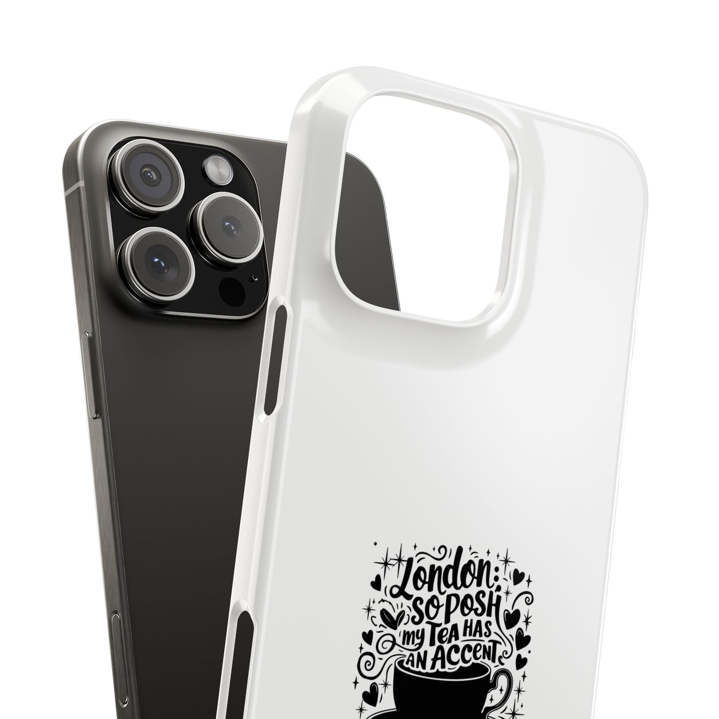 Coffee Lover Slim Phone Cases, Custom Smartphone Cover, Gifts for Coffee Enthusiasts, Unique Accessories, Birthday Gift Idea