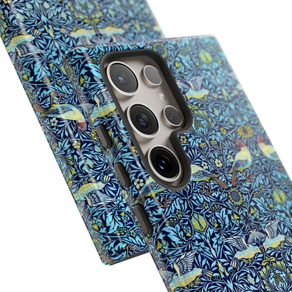 Bird and Floral Pattern Phone Case, Tough Cases, Gift for Nature Lovers, Eco-friendly, Custom Phone Accessories, All-Occasion