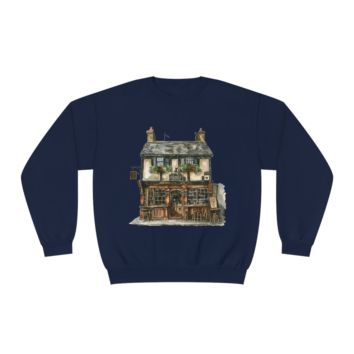 Unisex NuBlend® Crewneck Sweatshirt - Charming British House