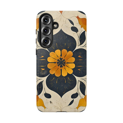 Floral Phone Case - Tough Cases, Botanical iPhone Cover, Vintage Flower Design, Durable Smartphone Protection, Unique Gift Idea