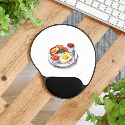 Food Lover Mouse Pad With Wrist Rest