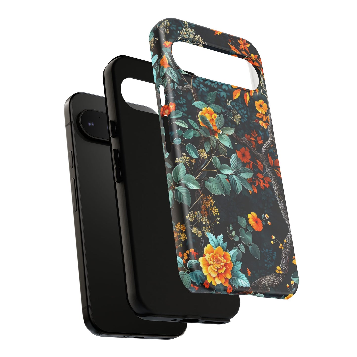 Floral Phone Case | Tough Cases, Protective Cover, Gift for Her, Autumn Vibes, Floral Phone Accessory, Unique Design