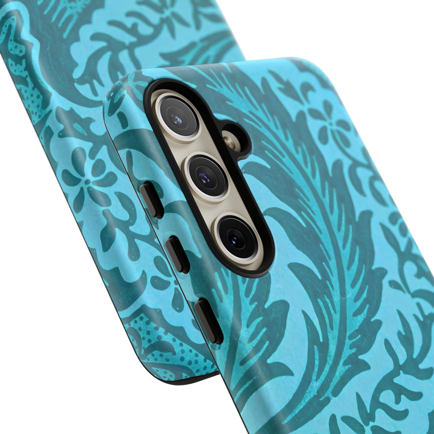 Protective Phone Case with Elegant Teal Design, Tough Cases, Floral Phone Cover, Stylish Smartphone Protection, Gifts for Her, Trendy [...]