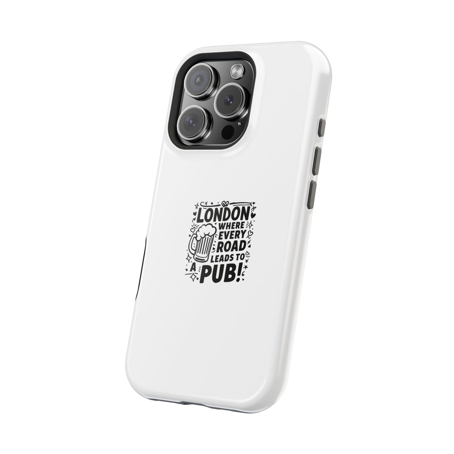 London Pub Themed Magnetic Tough Case - Perfect for Beer Lovers and Travelers