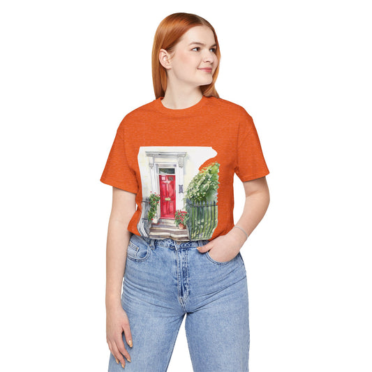 Unisex Jersey Short Sleeve Tee - Greenish British Beauty