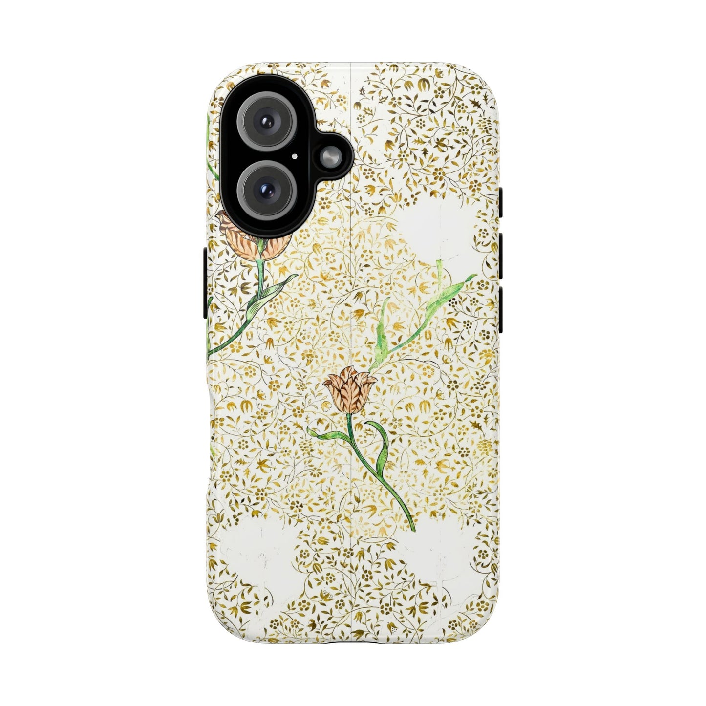 Elegant Floral Phone Case, Tough Cases for iPhone, Stylish Smartphone Cover, Protection with Floral Art, Unique Gift for Her