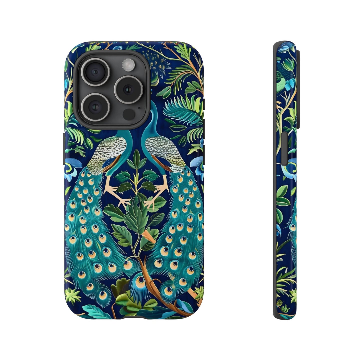 Peacock Tough Phone Case - Colorful Protective Cover, Nature Lover Gift, Stylish Accessory for Celebrations