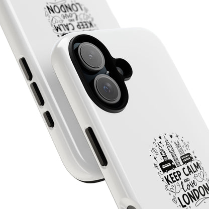 London Keepsake Phone Case - Keep Calm and Love London Design