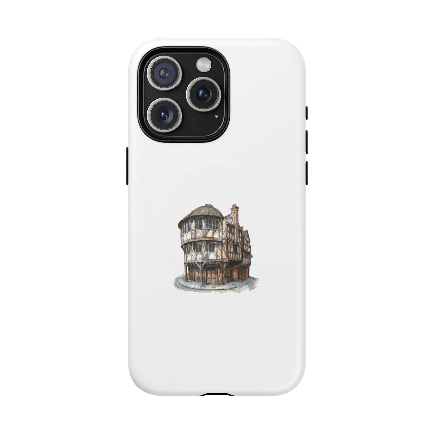 Durable Magnetic Phone Cases with Vintage Architecture Design, Personalized Phone Protection, Unique Gift for Travelers, Stylish Tech [...]