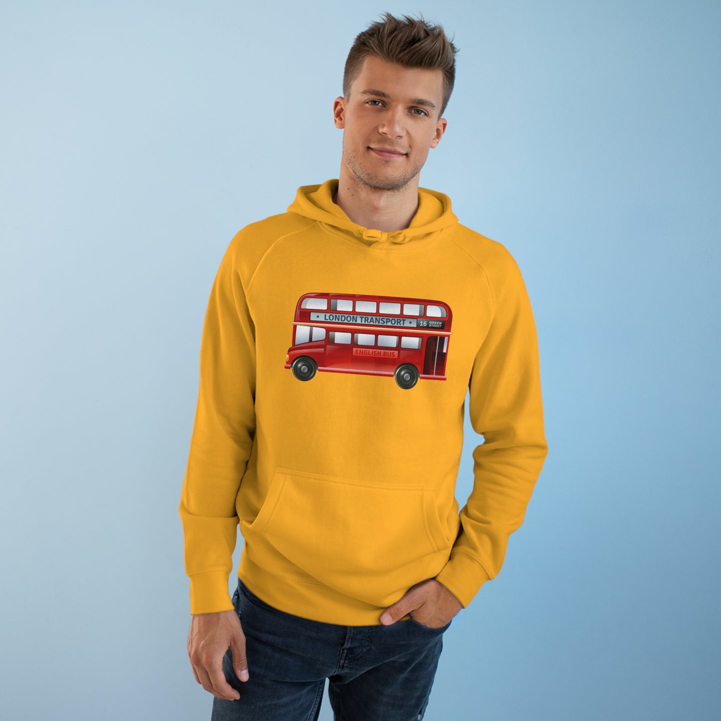 Unisex Hoodie - London Transport English Bus