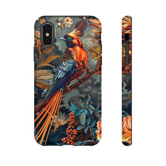 Vibrant Phone Case with Exotic Bird Design, Floral Phone Cover, Tough Case for Nature Lovers, Unique Gift Idea, Phone Accessory, [...]