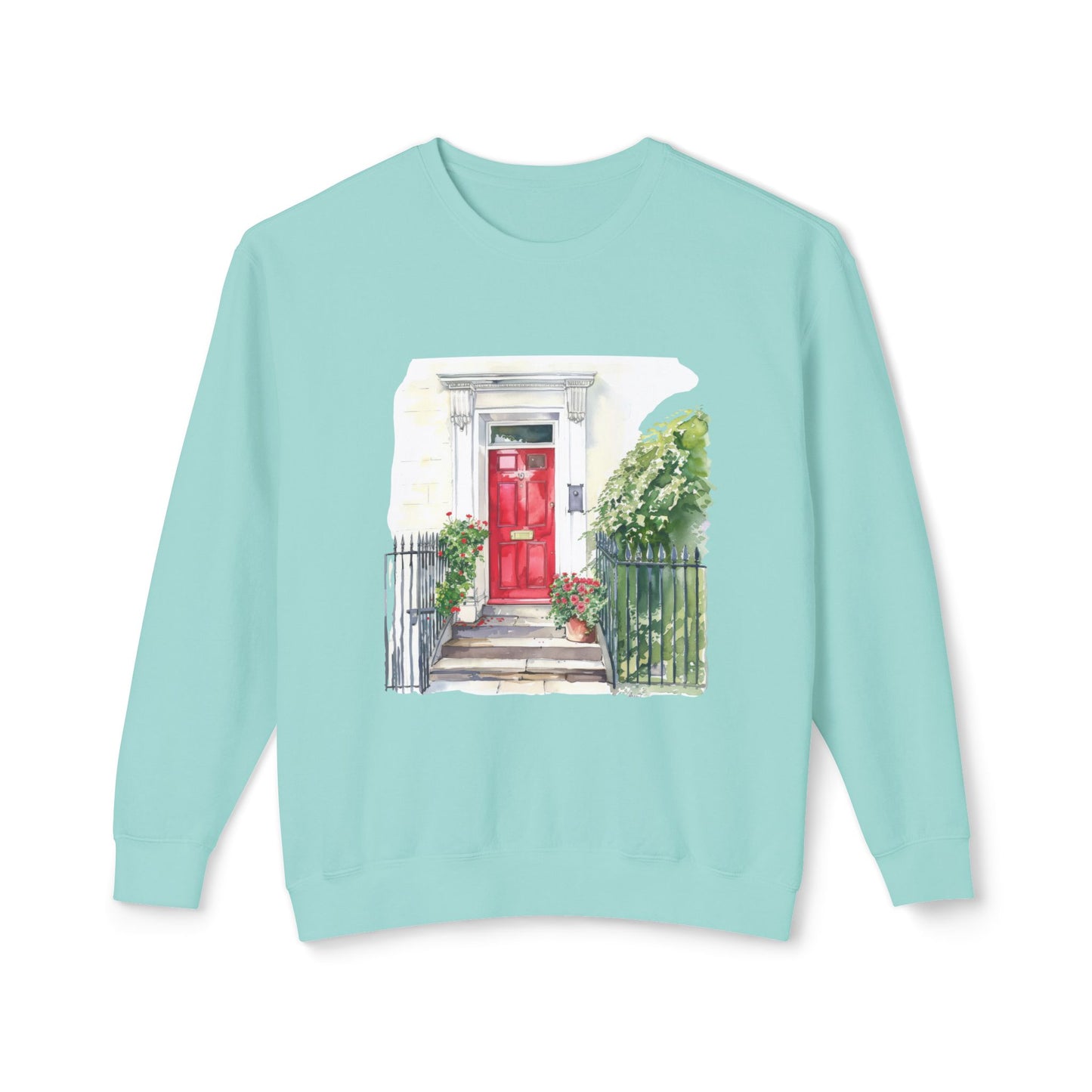 Unisex Lightweight Crewneck Sweatshirt - British Nature - Scenic Landscapes and Natural Beauty