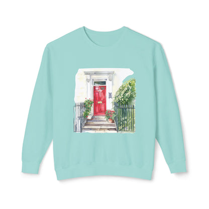 Unisex Lightweight Crewneck Sweatshirt - British Nature - Scenic Landscapes and Natural Beauty