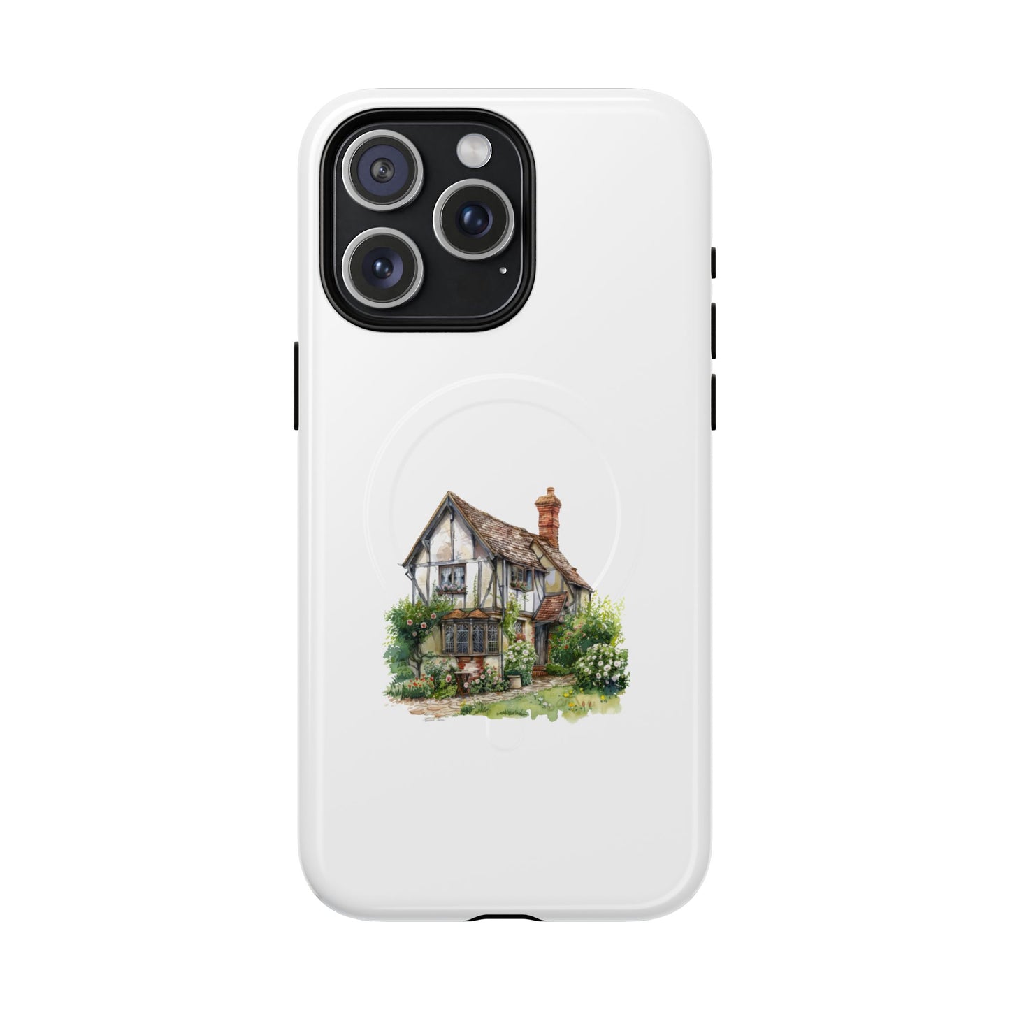 Charming Cottage Magnetic Phone Case | Tough & Durable iPhone Cover, Gift for Home Lovers, Personalized Phone Accessory