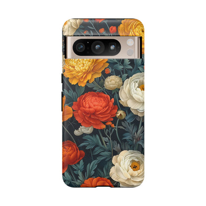 Floral Tough Case for Phones | Durable Floral Phone Cover, Boho Chic, Unique Gift for Her, Phone Protection, Flower Design