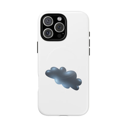 Stylish Magnetic Phone Case, Tough Protective Case, Cloud Design Phone Cover, Unique Gift for Tech Lovers, Trendy Mobile Accessories