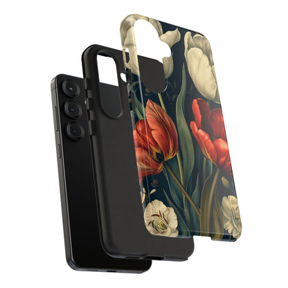 White Flower Tough Cases