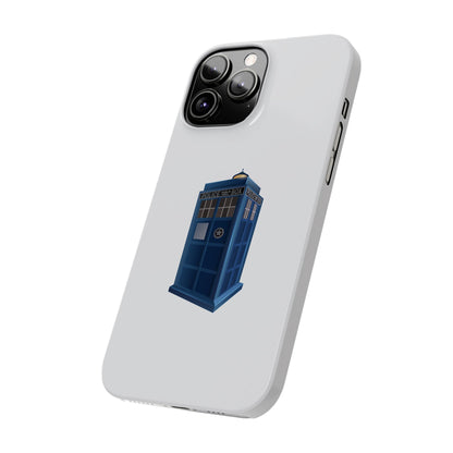 Doctor Who TARDIS Slim Phone Cases, Sci-Fi Phone Covers, Whovian Gifts, Geeky Accessories, Birthday Presents, Fun Tech Gear