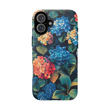 Floral Phone Case, Stylish Tough Case for Gardener Gift, Flower Lover Accessory, Pretty Floral Design, Protective Case