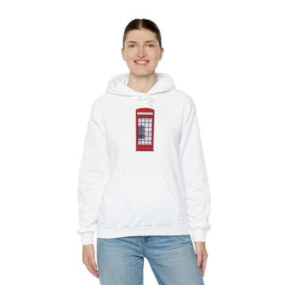 Unisex Heavy Blend™ Hooded Sweatshirt - Iconic British Public Telephone