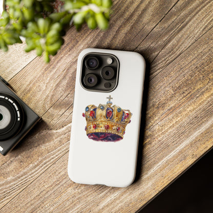 Royal Crown Phone Case | Tough Phone Cases, Stylish Accessories, Gift for Her, Birthday Present, Royalty Vibe
