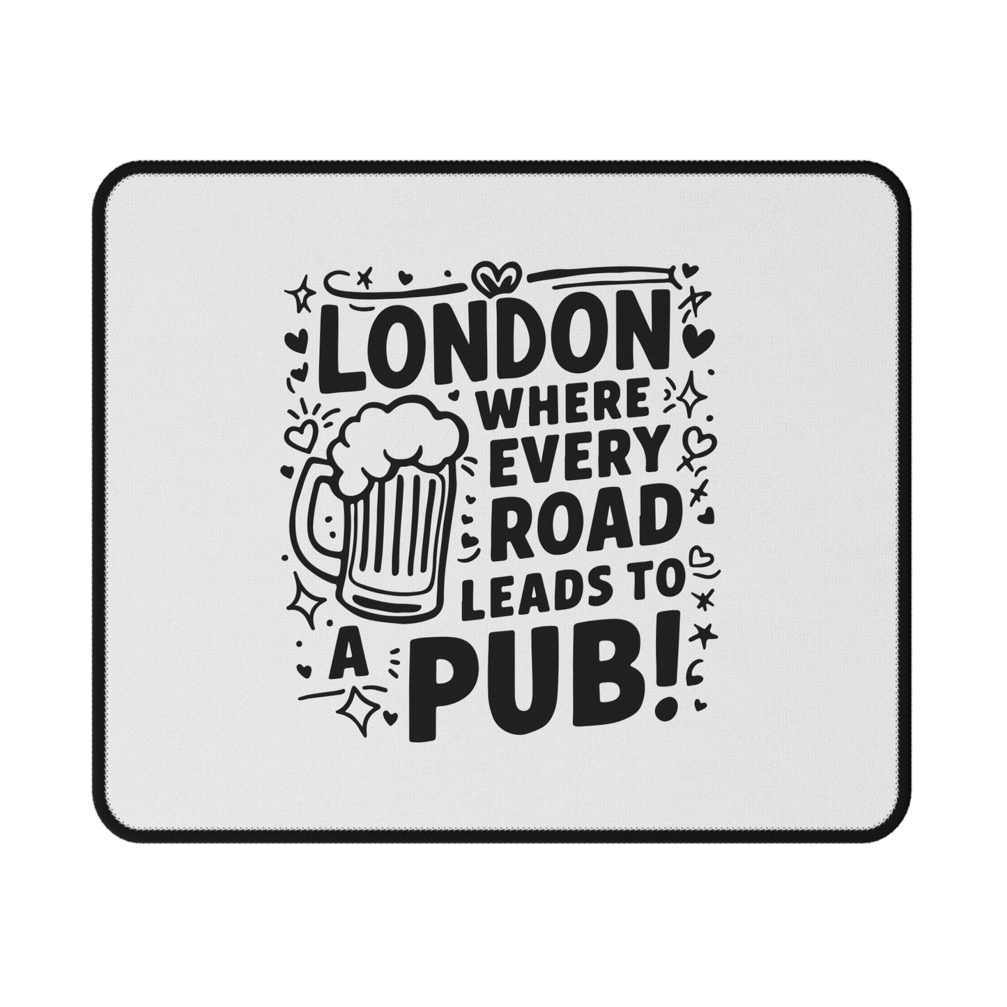 London Pub Non-Slip Gaming Mouse Pad