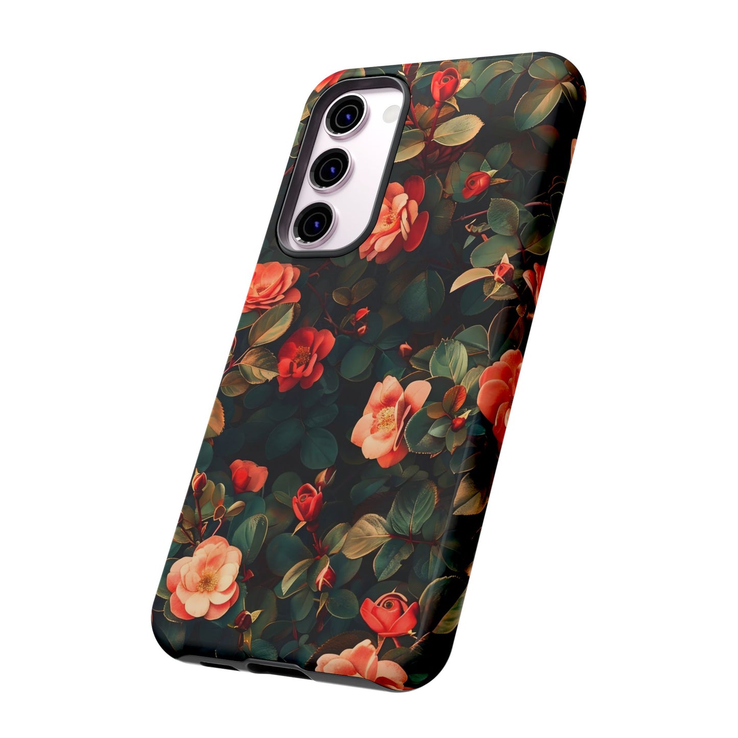 Floral Phone Case - Elegant Floral Design, Tough Protective Case, Perfect Gift for Her, Trendy Phone Accessories, Mother’s Day, Birthday