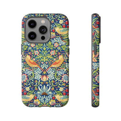 Floral Phone Case | Tough Cases, Stylish Protection, Unique Gift, Eco-Friendly, Floral Pattern, Bird Design