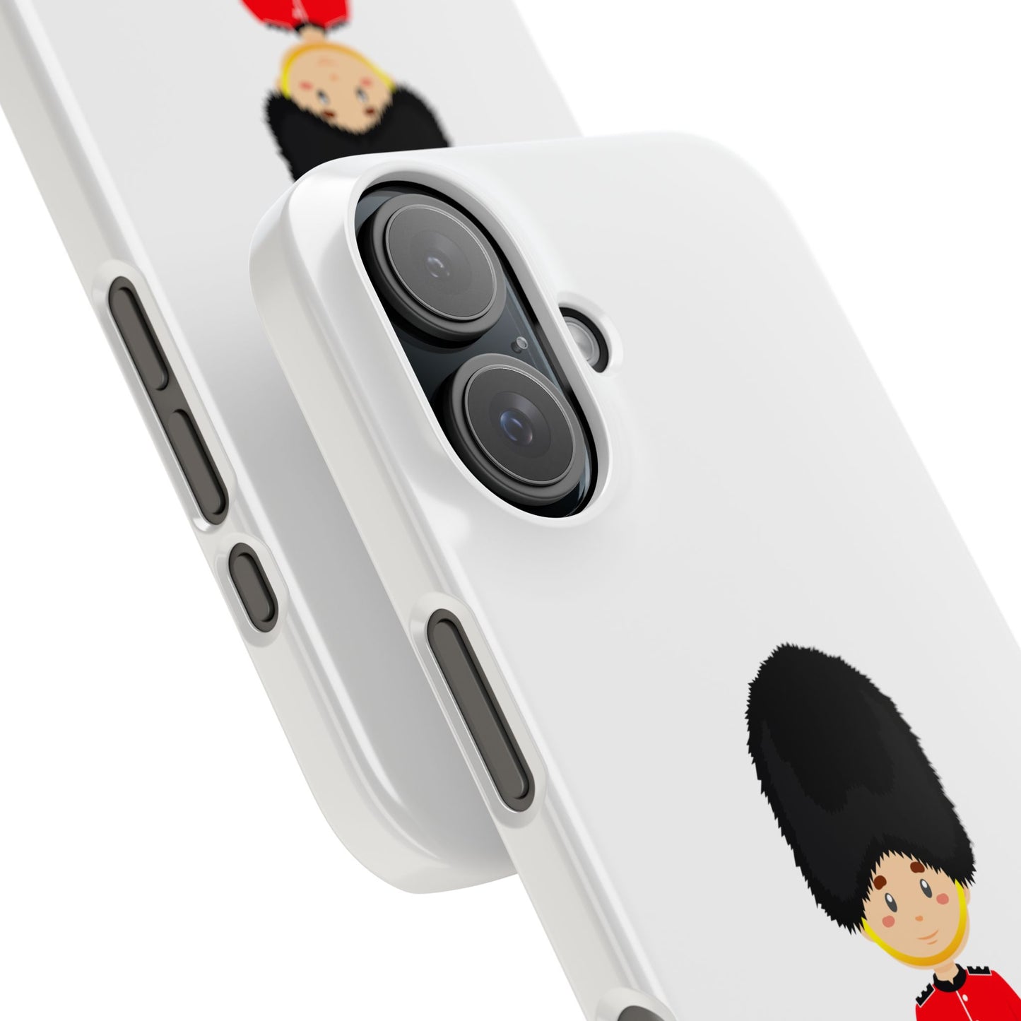 Adorable Guard Slim Phone Cases | Cute Phone Cover, Unique Gift, London Theme, Kid-Friendly Design, Cheerful Accessory