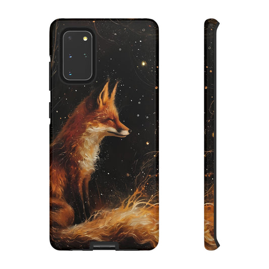 Phone Case with Artistic Fox Design, Cozy Gift for Nature Lovers, Cute Animal Case for Holiday, Unique Decorative Cover