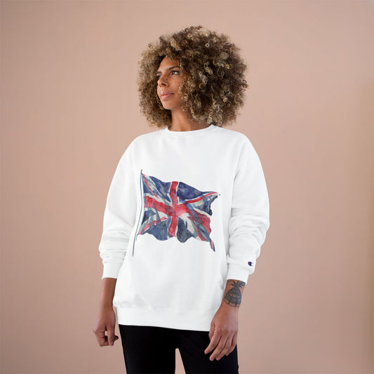 Champion Sweatshirt - Classic UK Flag Design  - Jack Symbol