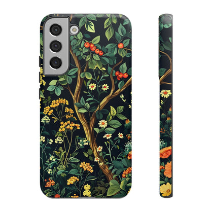 Floral iPhone Case, Nature Inspired Tough Case, Botanical Phone Cover, Eco-Friendly Gift, Unique Floral Design