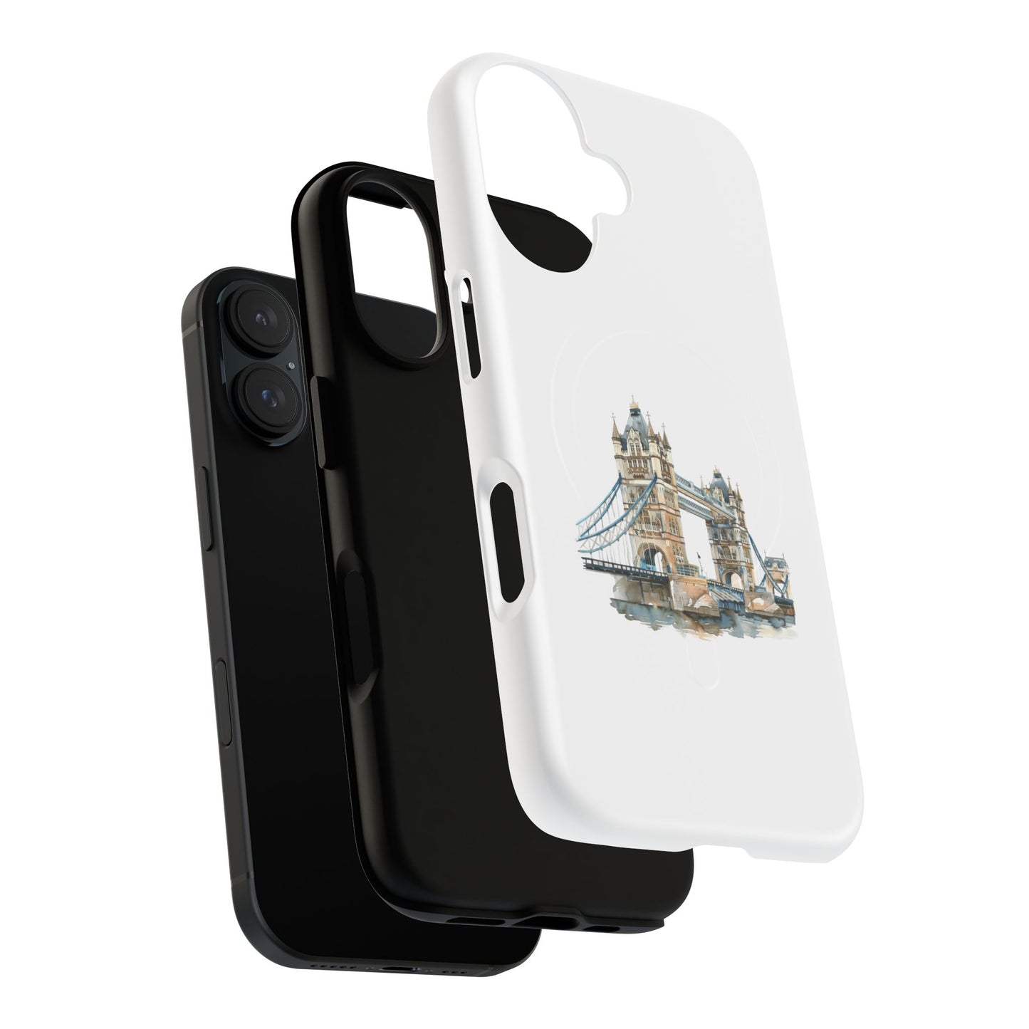 Tough Magnetic Phone Cases with Tower Bridge Design, Durable, Stylish, Unique Gift for Travelers, Perfect for Everyday Use