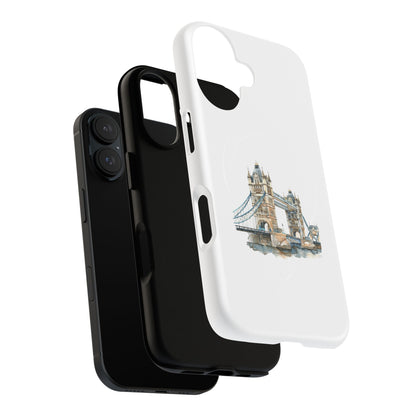 Tough Magnetic Phone Cases with Tower Bridge Design, Durable, Stylish, Unique Gift for Travelers, Perfect for Everyday Use