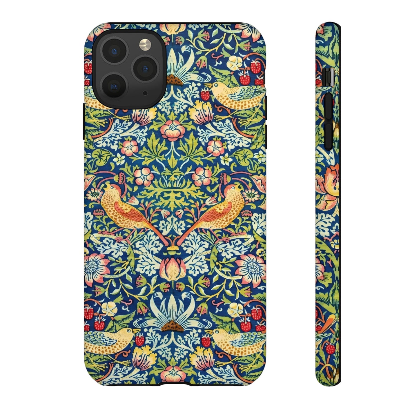 Floral Phone Case | Tough Cases, Stylish Protection, Unique Gift, Eco-Friendly, Floral Pattern, Bird Design