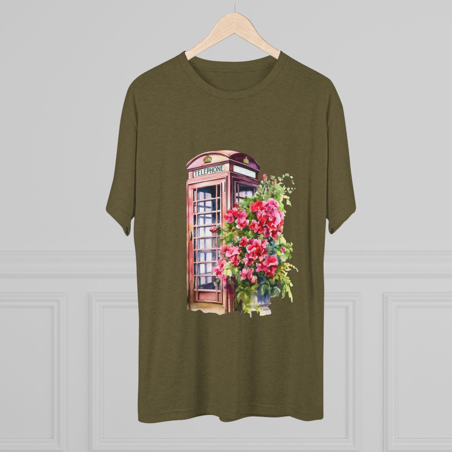 London Aesthetic Trendy Unisex Tri-Blend Crew Tee