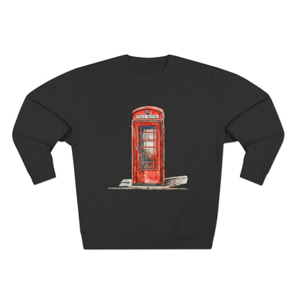 Unisex Crewneck Sweatshirt - Iconic British Public Telephone